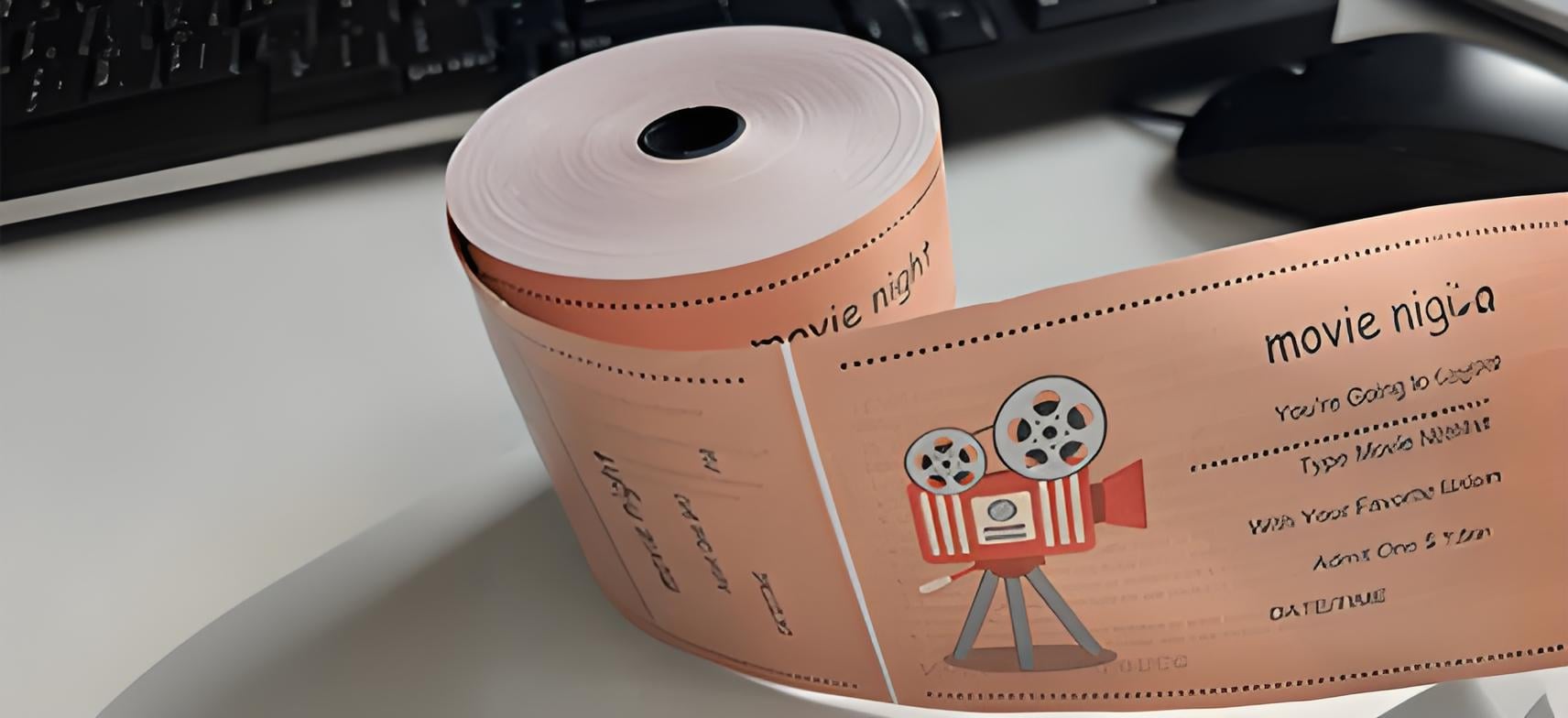 Parking and ticketing thermal rolls by Zhixin Paper