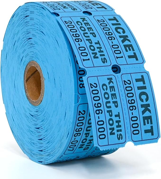 Transport ticket thermal rolls by Zhixin Paper